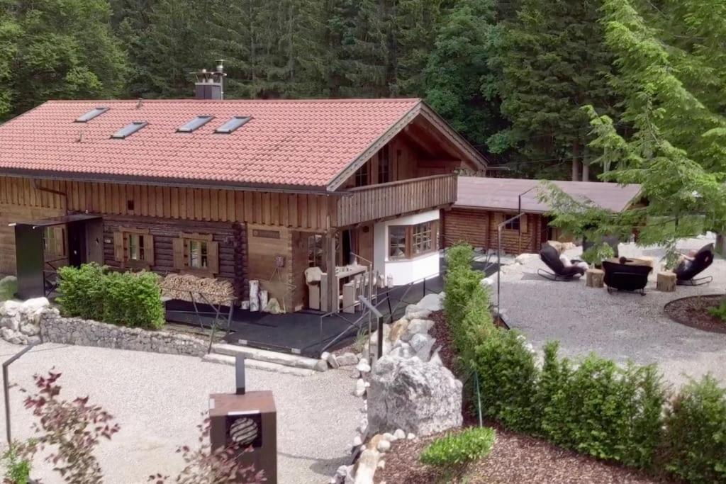 Chalet S - 5 Sterne Luxus Ferienhaus Direkt Am Eibsee Und Zugspitze Grainau Ngoại thất bức ảnh